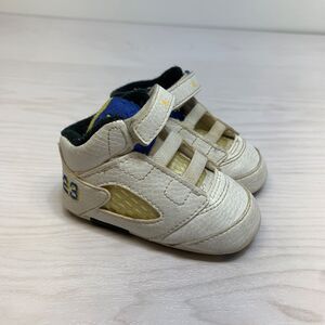 Nike Air Jordan Retro V Size 2C Laney Soft Sole Baby Shoe 552494-189